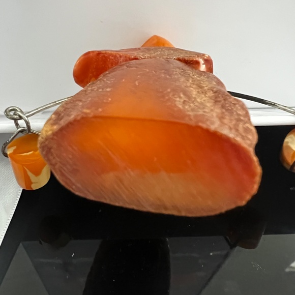 Vintage Butterscotch Baltic Amber Figurine Stone Big from EXPO'67 Montreal 27 g - Picture 12 of 17